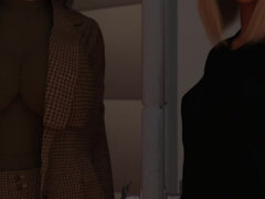 3d, Łazienka, Związanie dyscyplina & dominacja uległość, Czarny, Niewola, Towarzystwo, Dominacja, Nauczyciel