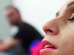 Blonde, Sucer une bite, Fille latino