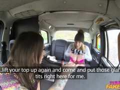 Avto, Stopala, Ženska, Fetiš, Prstni, Lezbijke, Lizanje, Muco