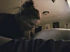 Amatéři, Bbw, Velké péro, Kuřba, Brunetka, Honění, Kuřba sání