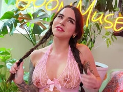 Tette grandi, Pompino, Brunetta, Lingerie, Pornostar, Punto di vista pov