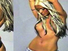 Celebridade, Coleção, Latina, Nuas, Ao ar livre cartaz de rua outdoor, Público