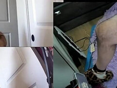 아마추어, 사정 샷, 아빠, 머리카락이 많은, 핸드잡, 수음, 혼자