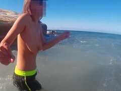 Amateur, Tetas grandes, Tetas naturales, Pov, Público, Ruso, Tetas colgantes, Flaco