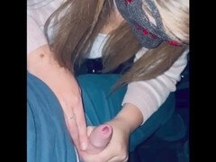 素人, デカ尻, フェラチオ, イく瞬間, 公共