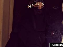 Arabskie, Obciąganie, Brunetka, Hardcore