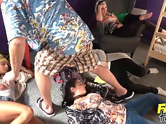 Avsugning, Brunett, Hd, Orgasm, Liten och nätt, Fitta, Mager, Tuttar