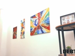 Debt Collector Makes Me Suck His Cock - Cheating Czech Wife Brunette Hardcore POV Sex