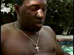 Grosse bite, Noire, Blonde, Tir de sperme, Noir ébène, Interracial, De plein air, Suçant