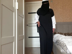 Sexy Arab Woman with Big Tits Masturbates Pussy to Orgasm