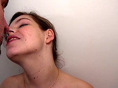 Leie, Blasen, Braunhaarige, Handjob, Hd, Küssen, Schwanger, Titten