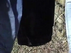 Wetting Jeans When Hangs Laundry