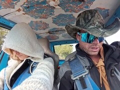 Public hiking adventure with a first-timer enjoying some outdoor fun