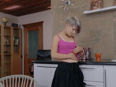 Babe, Blondinka, Ženska, Hardcore, Orgazem, Obrito, Solo, Najstnice