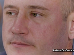 Quickie in the class room with Asian steamy