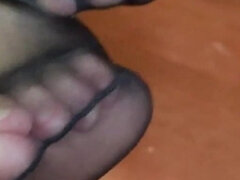 18, Fetysz stóp, Domowej roboty, Dżinsy, Nylon, Rajstopy, Solo, Nastolatki