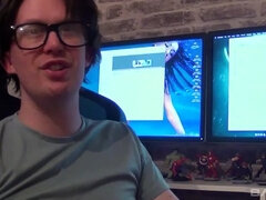 Brunetta, Schizzo di sborra, Europea, Facciale, Punto di vista pov