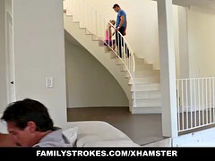 FamilyStrokes - Sexy Housewife Fucks Stepson