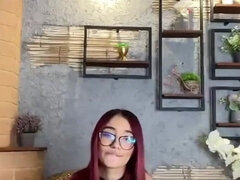 Leie, Frau, Brille, Latina, Masturbation, Solo