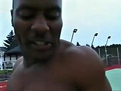 Lieveling, Grote lul, Zwart, Pijpbeurt, Zwart, Hardcore, Interraciaal, Vrouw