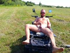 Velké kozy, Blondýna, Venku, Punčochy