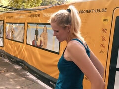 Blondin, Avsugning, Doggystyle, Hd, Utomhus, Pov, Tuttar