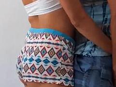 Baben, Stora tuttar, Brunett, Sammanställning, Sperma shot, Hardcore, Latina, Tuttar