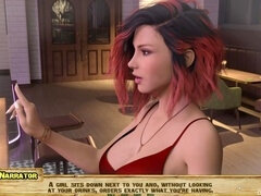 Bi lesbians, three way, outside