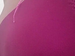 18, Amatør, Sort, Behåret, Hjemmelavet, Ældre kvinde, Brystvorter, Solo