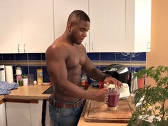 BTS Solo Jerk With Hunk Adam - Maskurbate