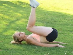 Nahaufnahme, Extrem, Faustfick, Masturbation, Orgasmus, Öffentlich, Solo, Spielzeuge