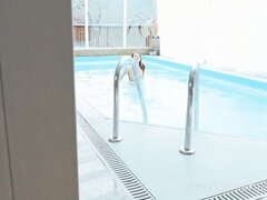 Blondine, Pik sutte, Hundestilling, Behåret, Teenager, Bryster