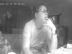 Sex-Positive Teenie Skips Homework to Jack to Porno Covert Webcam