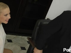 Pauzão, Morena, Ela vestida ele nu, Pau, Fetiche, Hardcore, Escritório, Meias finas