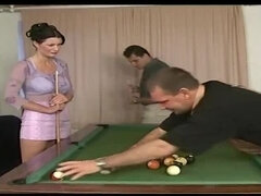 Grote mammen, Pijpbeurt, Bruinharig, Dubbele penetratie, Europees, Duits, Hd, Naakt