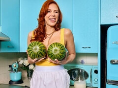 Μεγάλος κώλος, Μεγάλος πούτσος, Μεγάλα βυζιά, Πίπα, Σε στάση σκύλου στα τέσσερα, Ώριμη γυναίκα, Κοκκινομάλα