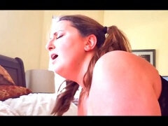 Большая жопа, Сперма во рту
