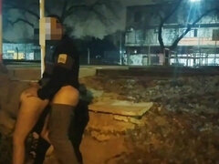 Leie, In den arsch, Flashen, Nackt, Orgasmus, Polizei, Öffentlich, Rau