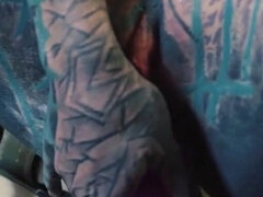 アナル, ディルド, 眼鏡, オナニー, ピアス, オマンコ, おもらし, タトゥー