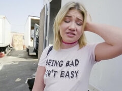 Amatör, Blondin, Ansiktsbehandling, Utomhus, Pov, Tonåring