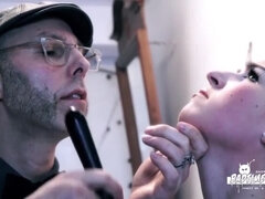 Give finger, Tysk, Hd, Smerte, Spanking, Strapon, Teenager, Legetøj