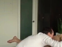 stunning college teen 18+ enjoying hot sex with her neighbor guy