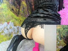 Dildo, Płeć żeńska, Bielizna, Orgazm, Solo, Squirting, Cycki, Wibrator