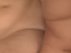 Blond, Kukk suging, Bløtkake, Kvinner mann, Trekant