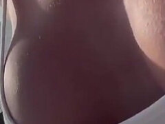 Ranta, Blondi, Nännit, Ulkona, Lävistys, Tissit