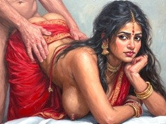 Desi brother-in-law has fun with his wife's sister and mom