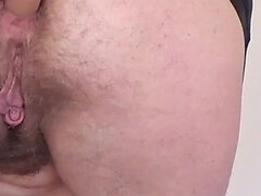 Leie, In den arsch, Sadomasochismus, Grosser arsch, Dildo, Fetisch, Behaart, Hintern versohlen