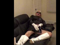 Playing in Pvc and Leather