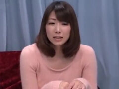 Snazzy asian hussy taking a cum shower