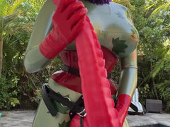 Amateur, Américain, Gros seins, Européenne, Gants, Solo, Strapon